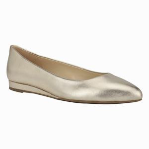 Nine West Ferdi 9x9 Pointy Toe Ballerina Schoenen Goud Nederland | NBP-567109